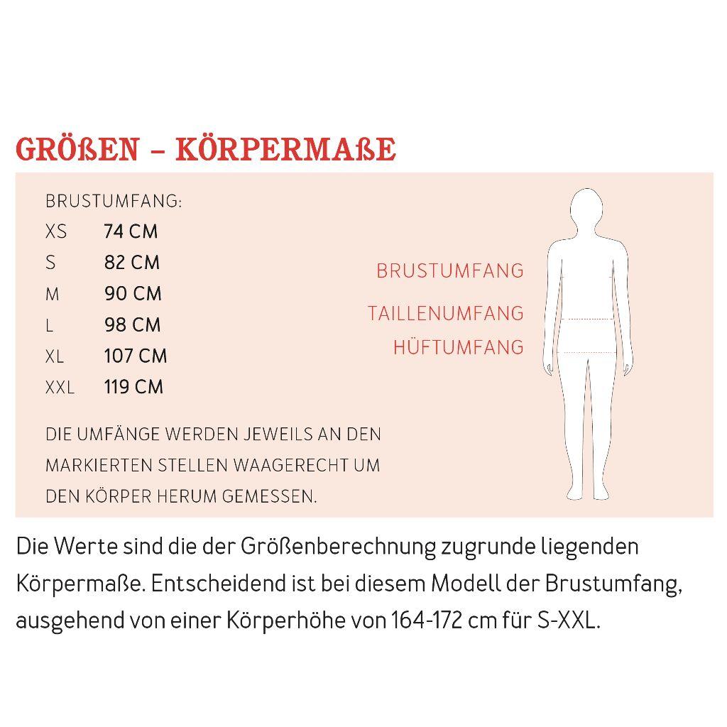 Papierschnittmuster Bluse mit Rückenfalte Frau Yoko XS-XXL
